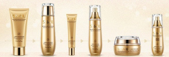Gala Golden Elixir – Ritual Reparador con Extracto de Caracol (Set de 6 piezas)